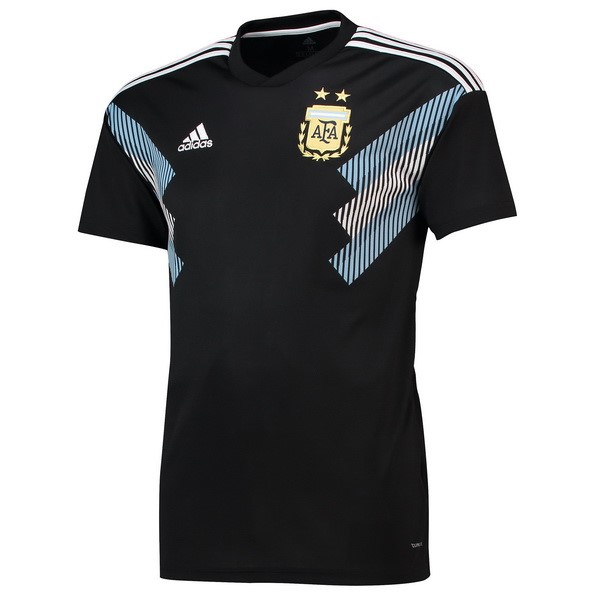 Camiseta Argentina 2ª 2018 Negro Azul